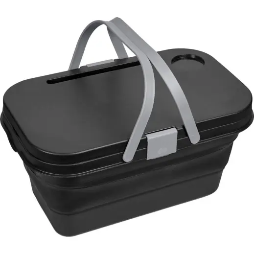 Serendipio Brannigan Collapsible Picnic Basket Black